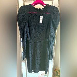 Express Lace Dress with side cutouts. Size XS. NWT.
